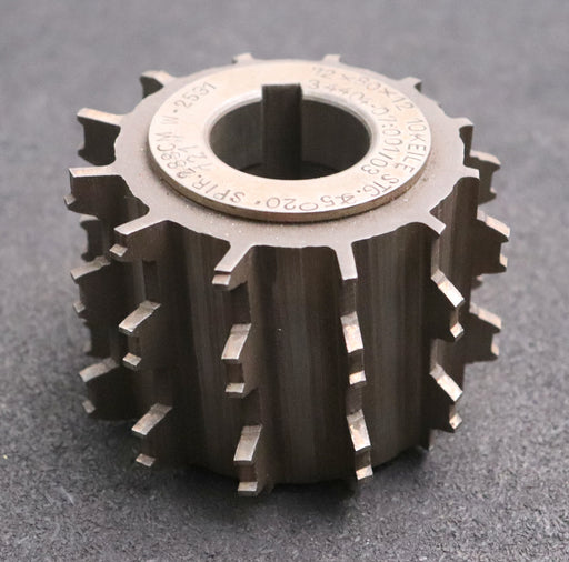 Bild des Artikels Keilwellen-Wälzfräser-10-Keile-72x82x12-mit-Höcker-Fertigfräser-Ø91x65xØ32mm