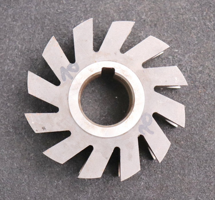 Bild des Artikels Halbrund-Formfräser-konkav-Radiusfräser-Radius-10mm-Ø78x36xØ32mm-mit-LKN