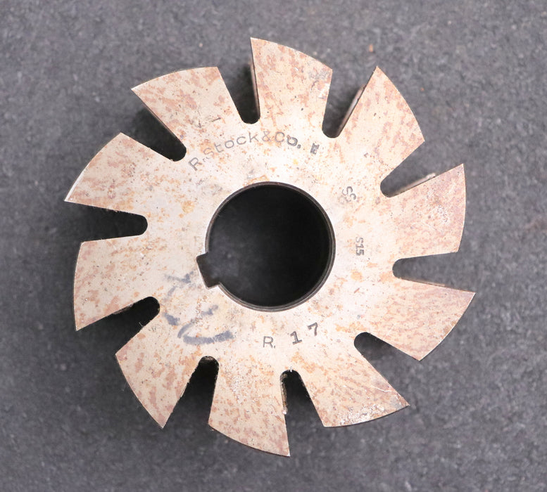 Bild des Artikels R.STOCK-Halbrund-Formfräser-konkav-Radiusfräser-Radius-17mm-Ø109x60xØ32mm