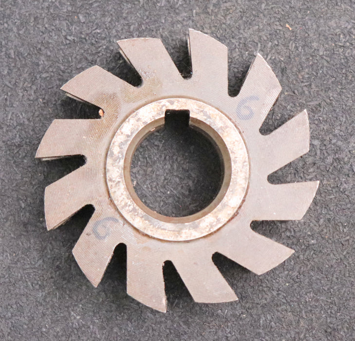 Bild des Artikels PWS-Halbrund-Formfräser-konkav-Radiusfräser-Radius-6mm-Ø81x24xØ27mm-mit-LKN