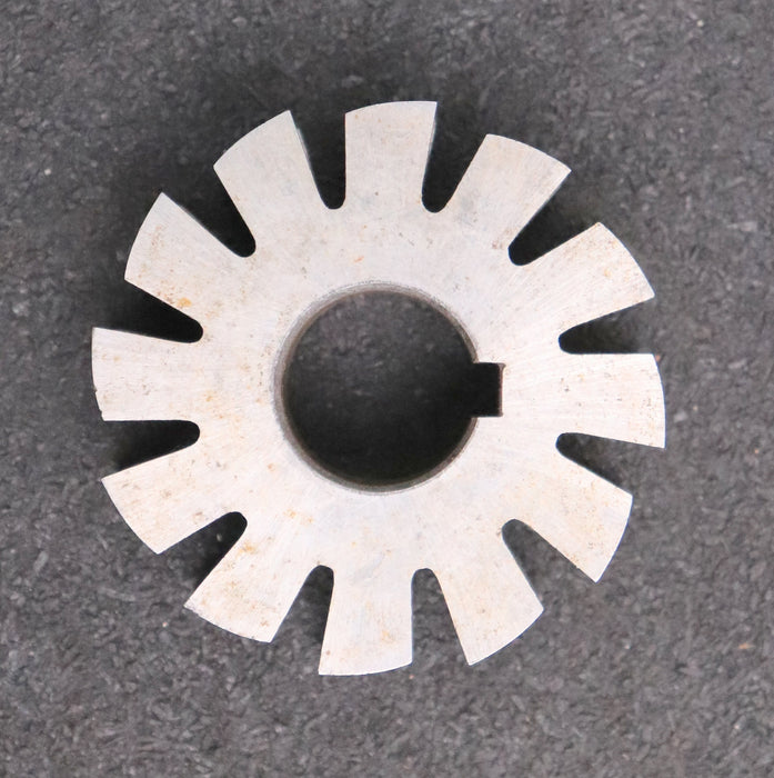 Bild des Artikels BÜTTNER-Halbrund-Formfräser-konkav-Radiusfräser-Radius-6mm-Ø66x23xØ22mm-mit-LKN