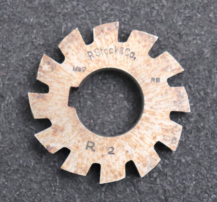 Bild des Artikels R.STOCK-Halbrund-Formfräser-konkav-Radiusfräser-Radius-2,0mm-Ø53x9xØ22mm