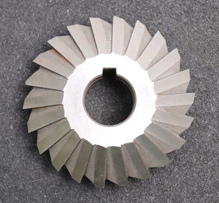 Bild des Artikels PWS-Prismen-Formfräser-konvex-Prismenwinkel-60°-Ø100x26xØ27mm-mit-LKN