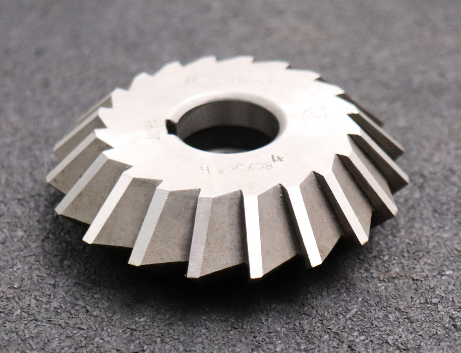 Bild des Artikels PWS-Prismen-Formfräser-konvex-Prismenwinkel-90°-Ø80x22xØ22mm-LKN