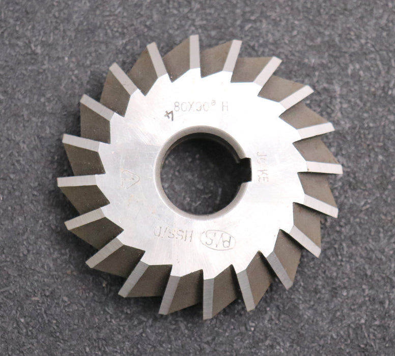 Bild des Artikels PWS-Prismen-Formfräser-konvex-Prismenwinkel-90°-Ø80x22xØ22mm-LKN