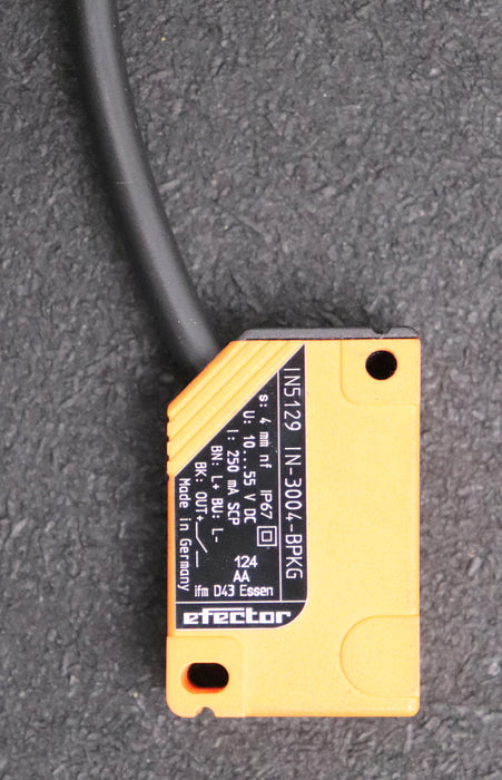 Bild des Artikels IFM-EFECTOR-Nährungsschalter-Typ-IN5129-IN-3004-BPKG-S:-4mm-10…55VDC-250mA-IP67