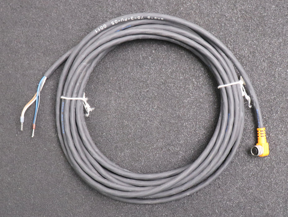 Bild des Artikels BALLUFF-Verbindungskabel-Typ-BKS-S-75-3-PU-05-Female-4-pin-anschluss-abgewinkelt