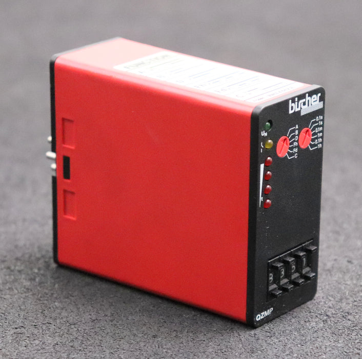Bild des Artikels BIRCHER-Zeitrelais-Typ-QZMP230AC-230VAC-6A-250VAC-gebraucht
