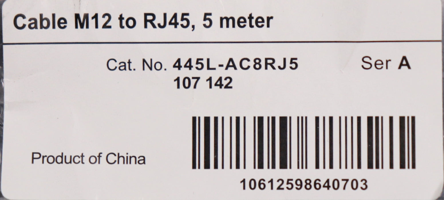 Bild des Artikels ALLEN-BRADLEY-Ethernetkabel-Typ-445L-AC8RJ8-Kabellänge-5m-RJ45-Male-8-polig