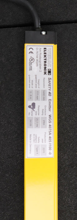 Bild des Artikels WERAC-SAFETY-40-Lichtgitter-Sender+-Empfänger-Typ-WGS-4075A-405-l100-0