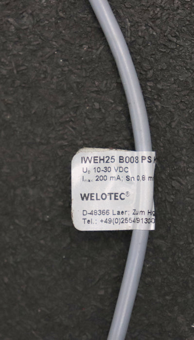 Bild des Artikels WELOTEC-induktive-Näherungsschalter-Typ-IWEH25-B008-PS-K-10-30VDC-200mA-IP67
