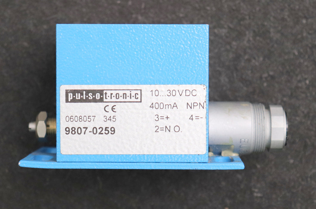 Bild des Artikels PULSOTRONIC-Induktiver-Sensor-Art.Nr.-9807-0259-10…30VDC-400mA-gebraucht