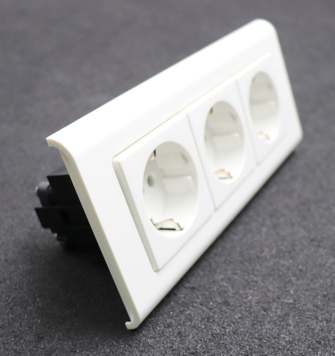 Bild des Artikels REHAU-5x-3-fach-Schutzkontakt-Steckdose-Art.Nr.-730008-510-2-pol.-vorverdrahtet