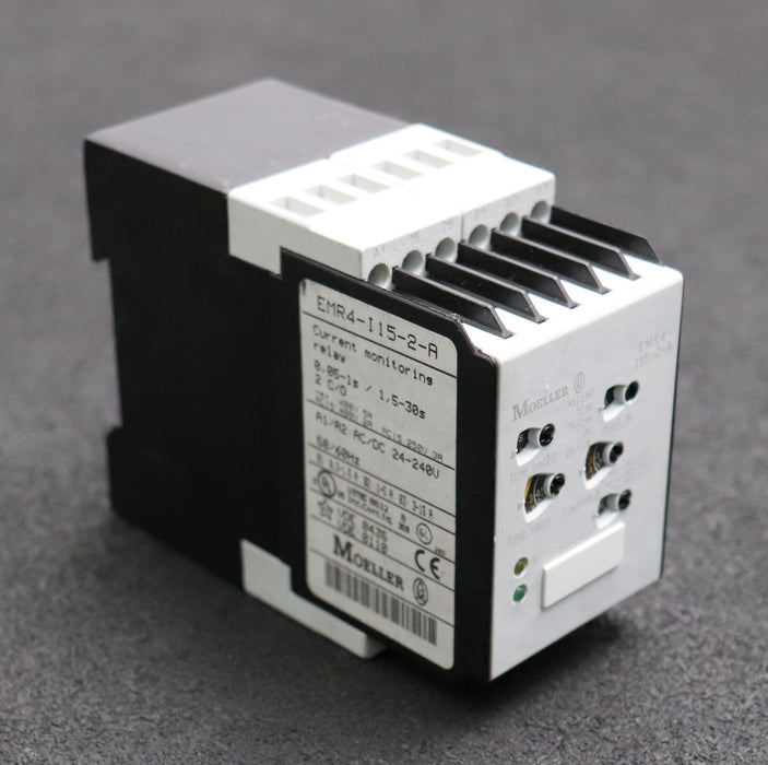 Bild des Artikels MÖLLER-Stromüberwachungsrelais-Typ-EMR4-I15-2-A-24VDC-/-4A,-230VAC-/-4A