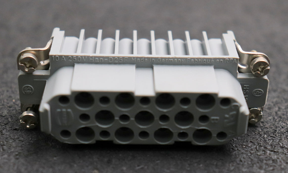Bild des Artikels HARTING-Set-Buchseneinsatz-HAN-D25M-+-HAN-D25F-25-polig-10A-250V-unbenutzt