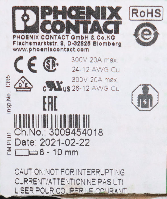 Bild des Artikels PHOENIX-CONTACT-50x-Combi-Stecker-SP-2,5/-1-R-GNYE-Ord.Nr.-3043093-unbenutzt