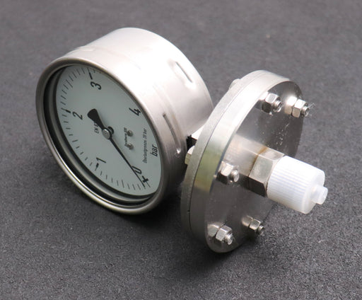 Bild des Artikels WIKA-DURATHERM-600-Plattenfedermanometer-Typ-DDP-66-0-4bar-G1/4"-Ø-101mm