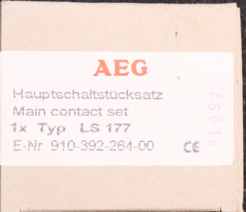 Bild des Artikels AEG-Hauptschaltstücksatz-Typ-LS-177-E-Nr-910-392-264-00-unbenutzt-in-OVP