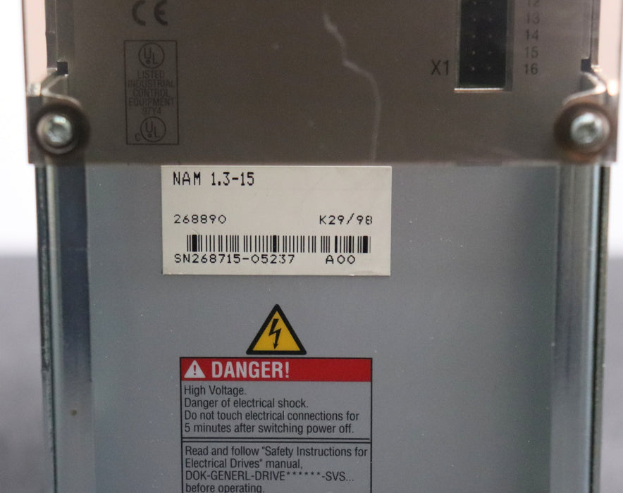 Bild des Artikels INDRAMAT-AC-Servo-Line-Former-NAM-1.3-15-gebraucht