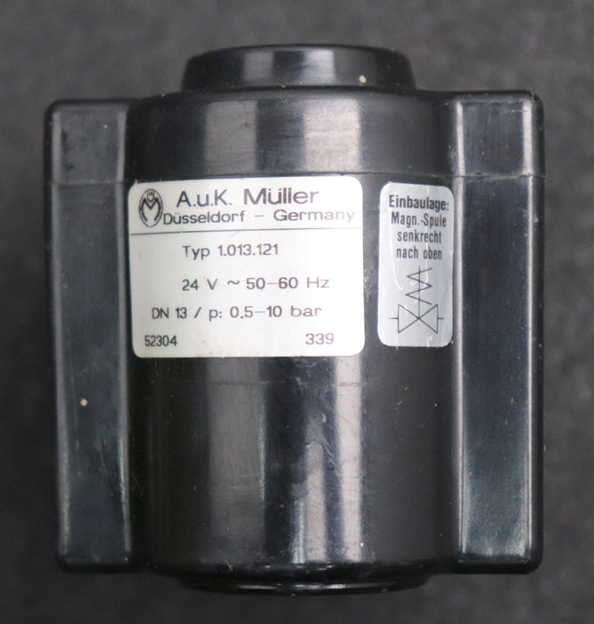 Bild des Artikels MÜLLER-2/2-Wege-Ventil-Typ-1.013.121-24VAC-50/60Hz-DN13-/-P-0,5-10bar-gebraucht