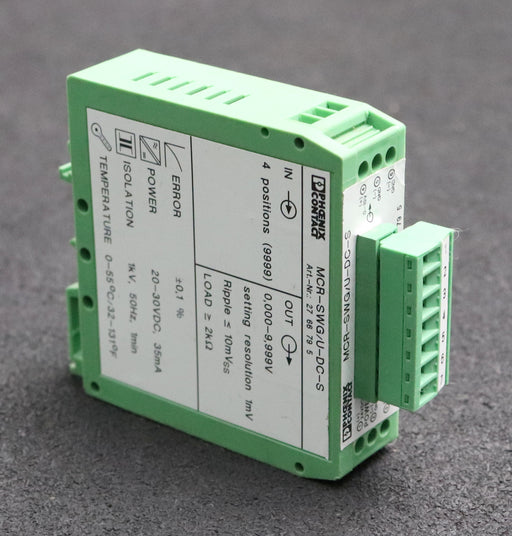 Bild des Artikels PHOENIX-CONTACT-Messumformer-Typ-MCR-SWG/U-DC-S-Art.-Nr.-2766795-out-0,000-9,999