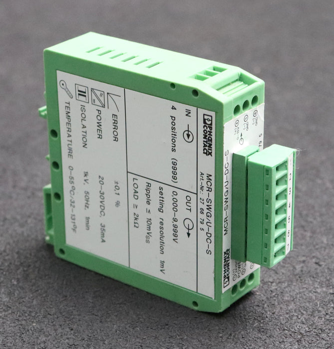 Bild des Artikels PHOENIX-CONTACT-Messumformer-Typ-MCR-SWG/U-DC-S-Art.-Nr.-2766795-out-0,000-9,999