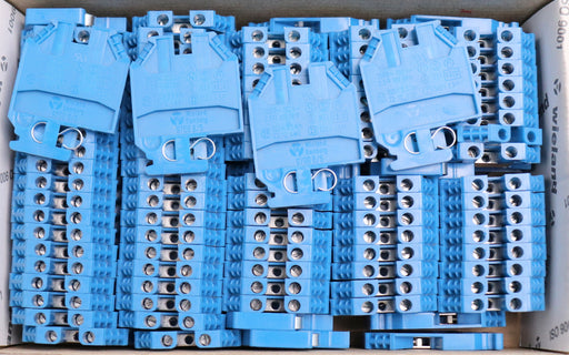 Bild des Artikels WIELAND-100x-Durchgangsklemme-WZ-4-9700B/5-blau-600V-25A-22-12AWG-unbenutzt
