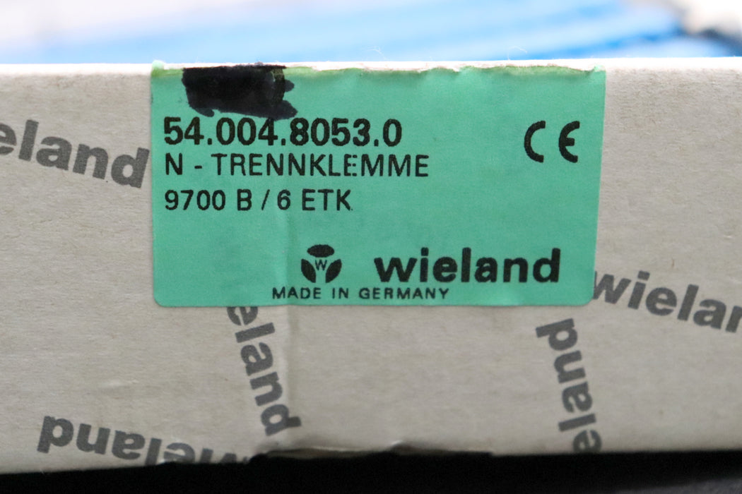 Bild des Artikels WIELAND-98x-Trennklemme-9700B/6-ETK-blau-Art.Nr.-54.004.8053.0-380VAC-unbenutzt