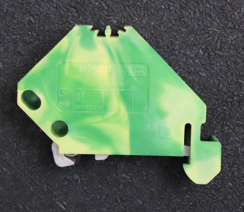 Bild des Artikels WAGO-21x-Schutzleiterklemme-Art.Nr.-283-609-16mm²-24-6AWG-unbenutzt-in-OVP