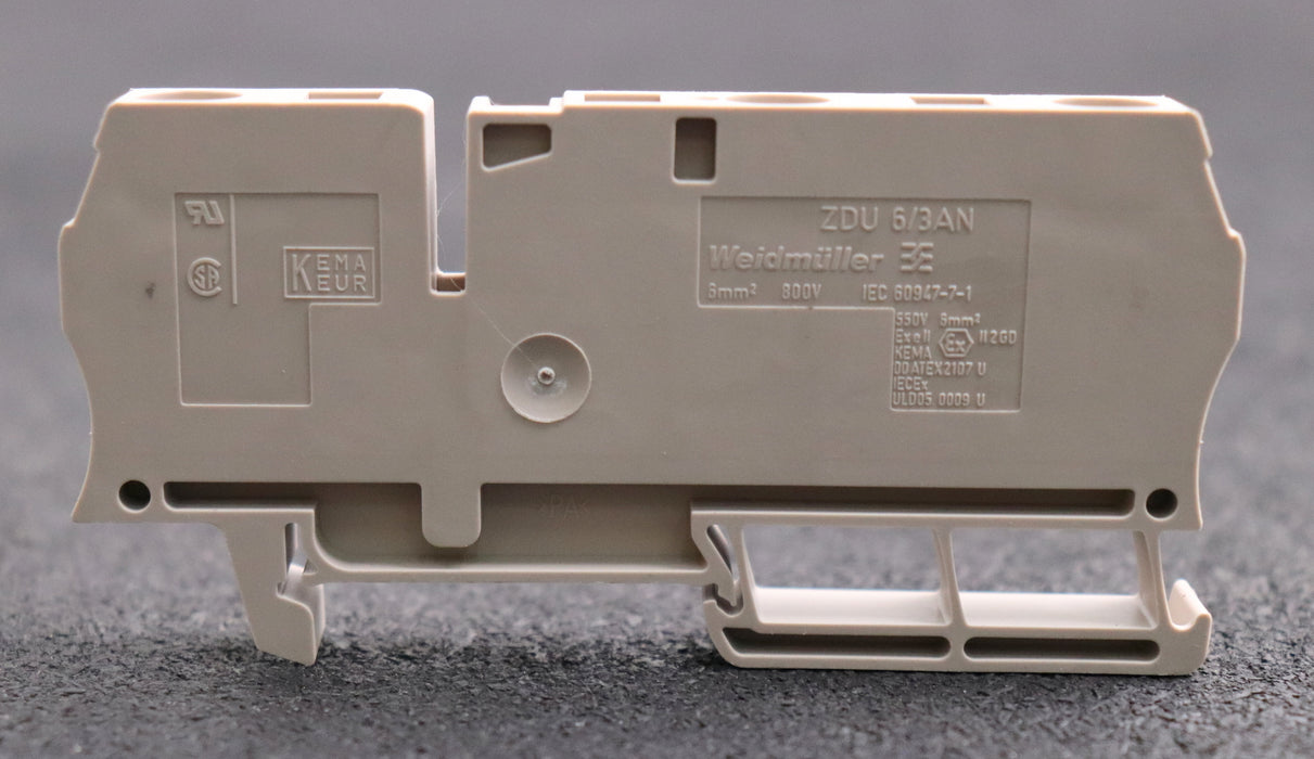 Bild des Artikels WEIDMÜLLER-99x-Durchgangs-Reihenklemme-ZDU-6/3AN-6mm²-800V-41A