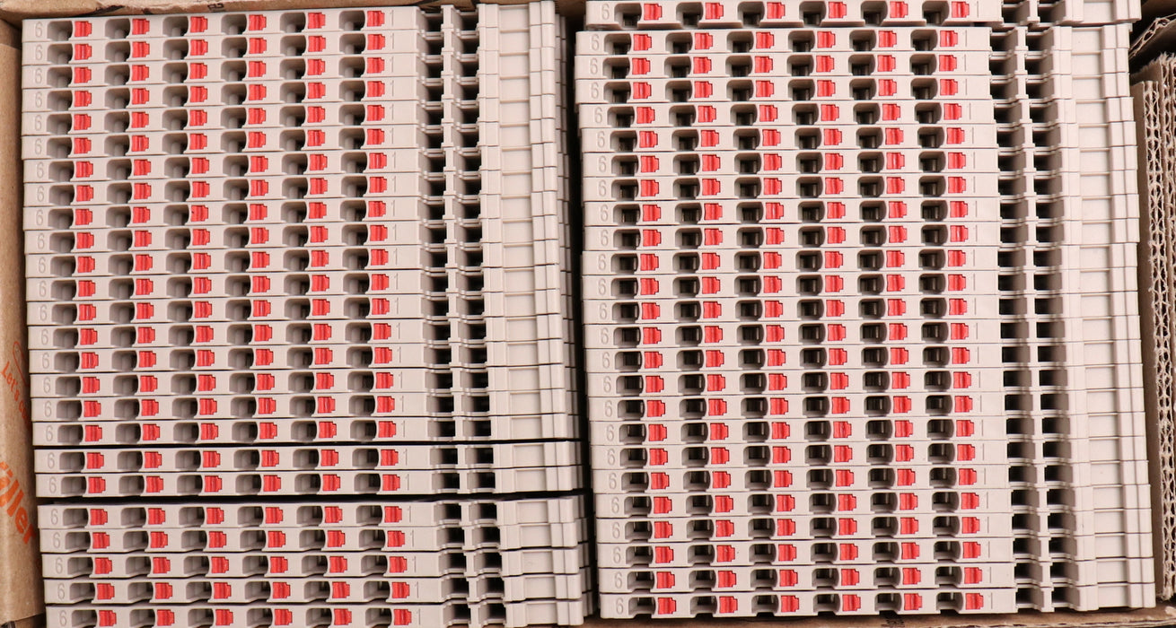 Bild des Artikels WEIDMÜLLER-50x-Verteiler-Reihenklemmen-AAP11-1,5-LI-RD-Art.Nr.-1988160000-1,5mm²