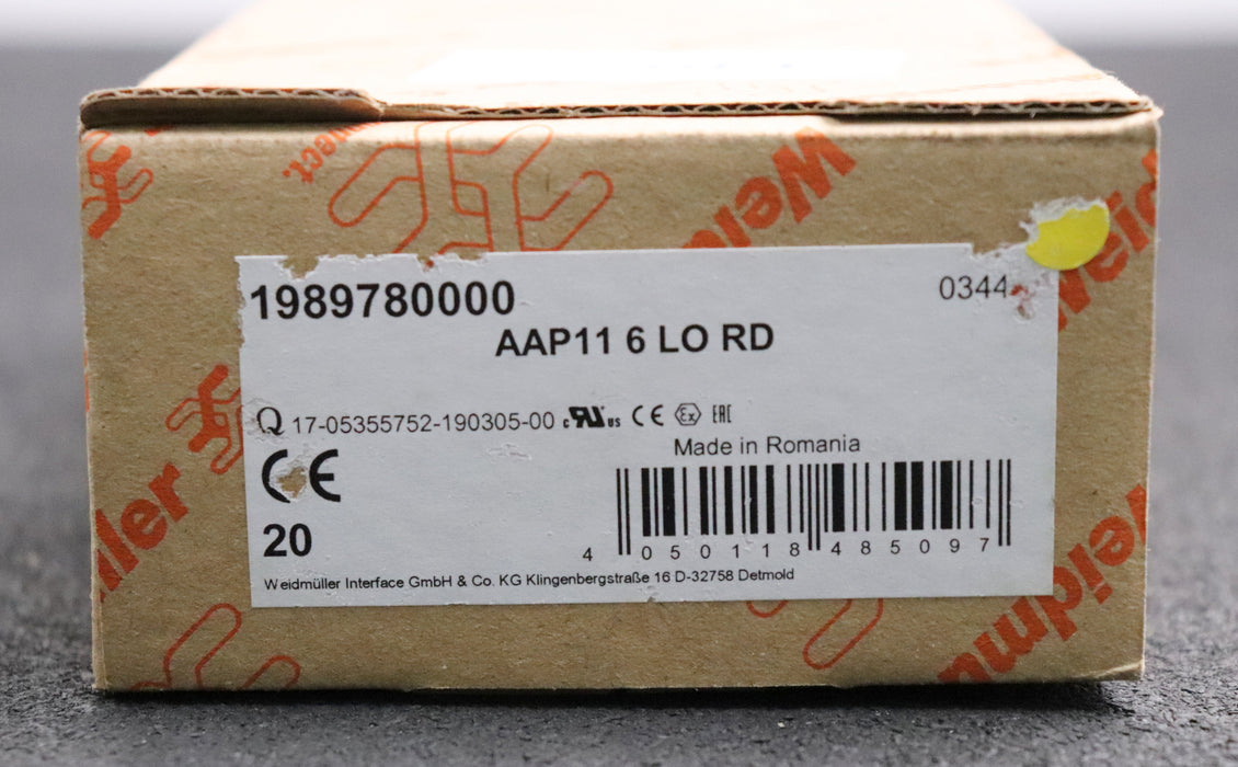 Bild des Artikels WEIDMÜLLER-20x-Einspeiseklemme-AAP11-6-LO-RD-Art.Nr.-1989780000-6mm²-41A