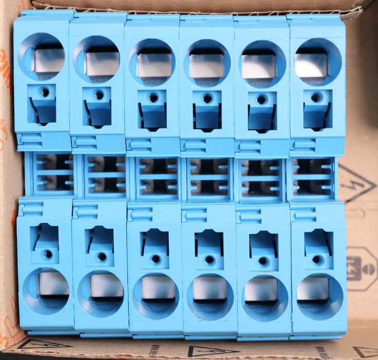 Bild des Artikels WEIDMÜLLER-6x-Durchgangs-Reihenklemme-ZDU-35-BL-Art.Nr.-1739630000-35mm²-125A