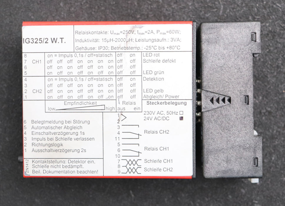 Bild des Artikels WEISS-2-Kanal-Induktion-Schleifen-Detektor-Typ-IG325/2-W.T.-+-FINDER-Typ-90.21