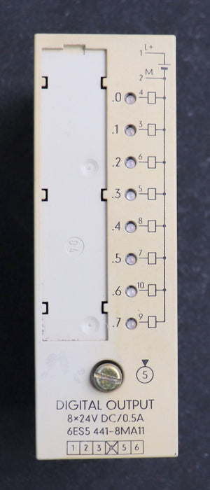Bild des Artikels SIEMENS-SIMATIC-S5-Digitalausgabe-6ES5441-8MA11-8x24VDC-0,5A-E-Stand:-4
