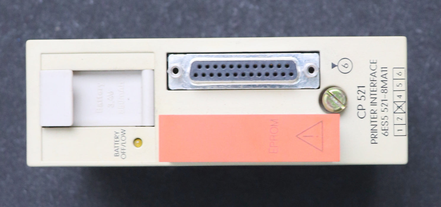 Bild des Artikels SIEMENS-SIMATIC-S5-Kommunikationsprozessor-CP521-mit-Speichermodul-6ES5521-8MA11