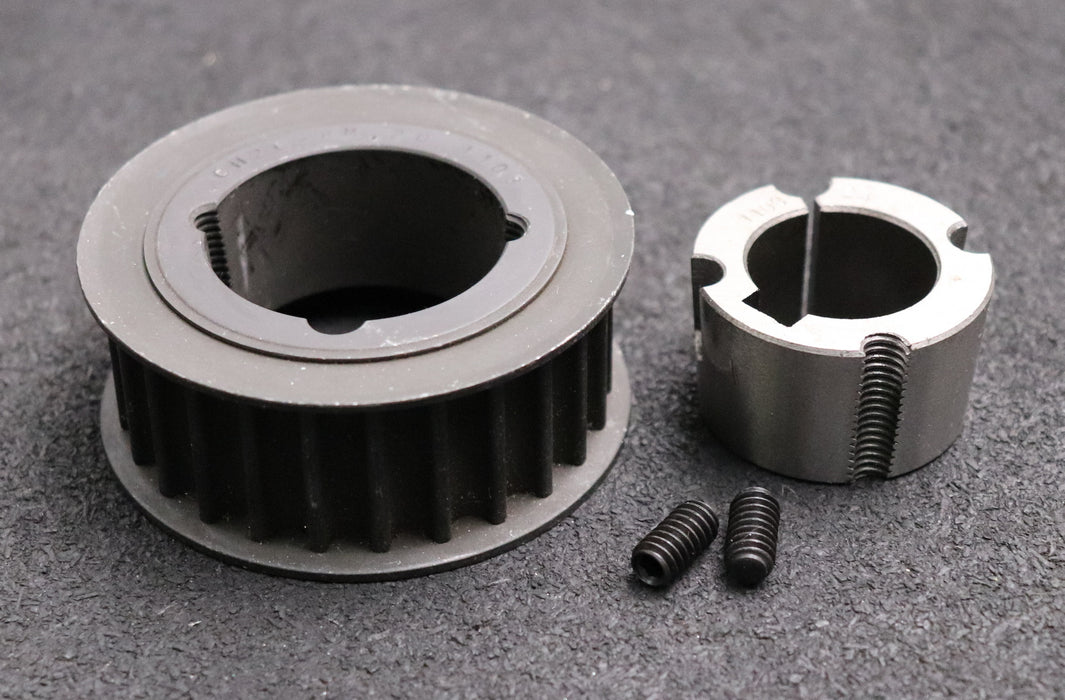 Bild des Artikels Stahl-Zahnscheibe-mit-beidseitigen-Bordscheiben-CH26-M.20-Profil-8M-26-Zähne