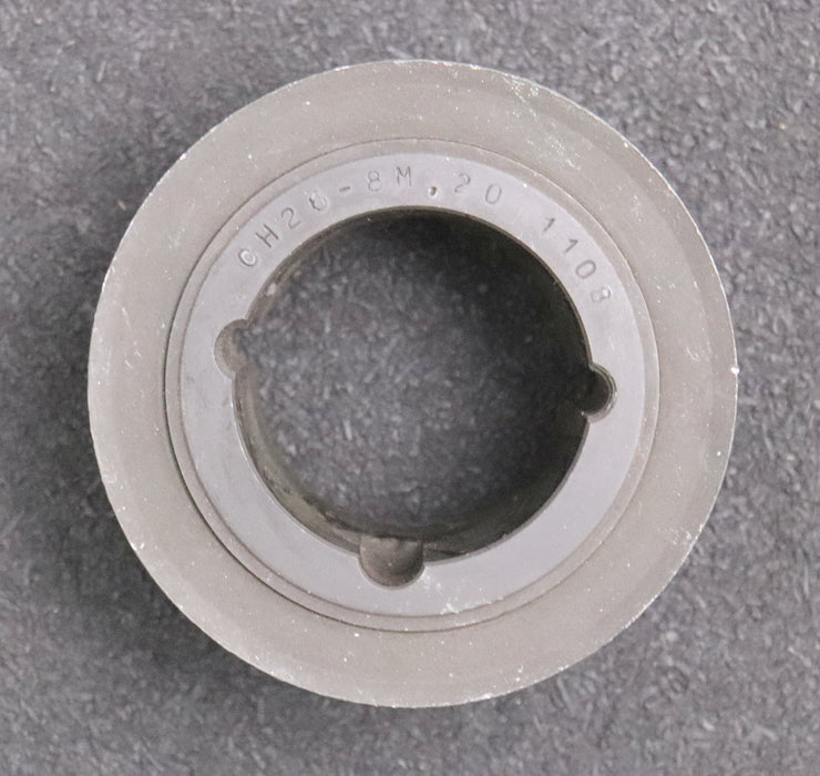 Bild des Artikels Stahl-Zahnscheibe-mit-beidseitigen-Bordscheiben-CH26-M.20-Profil-8M-26-Zähne