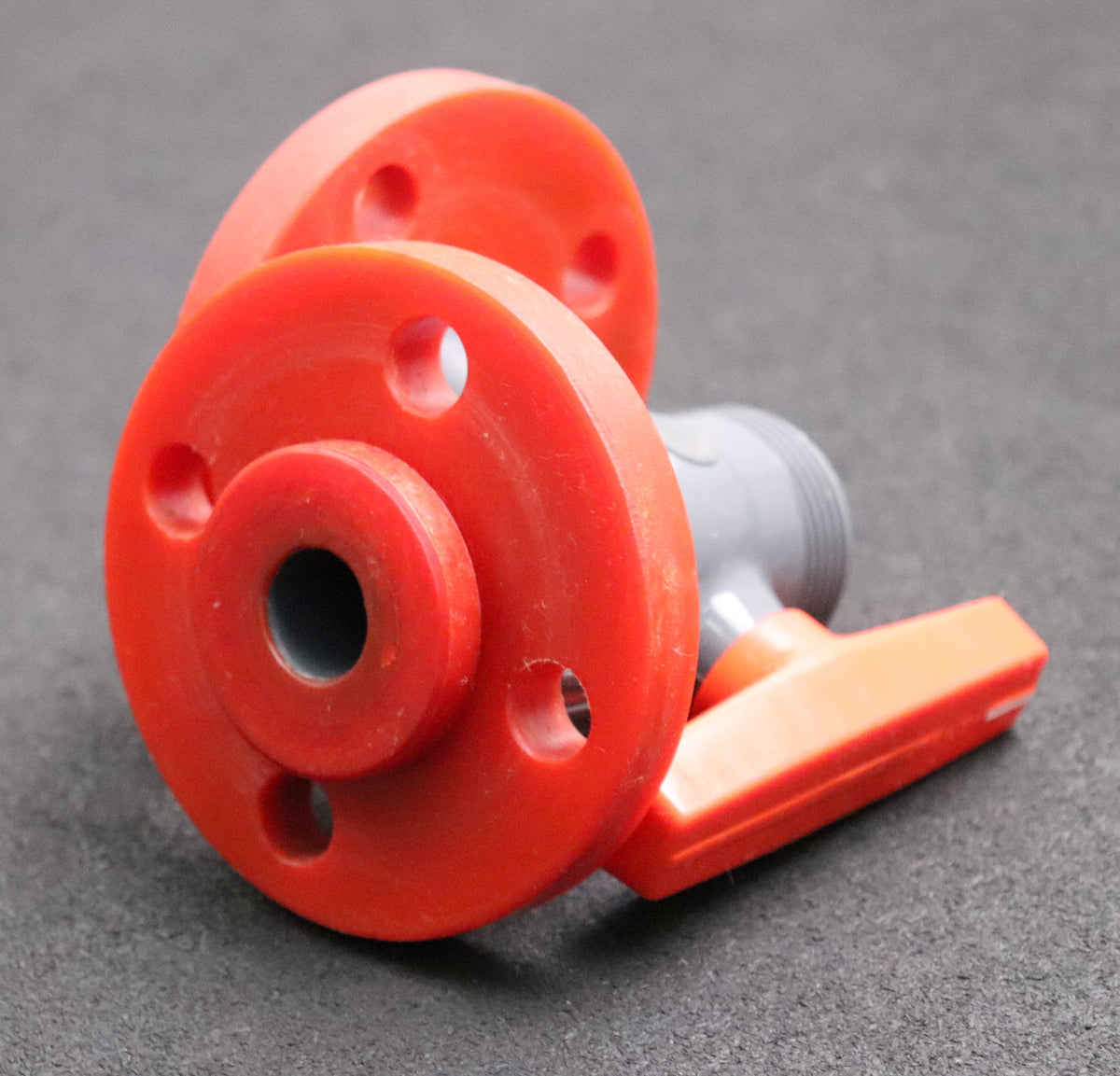 FISCHER Dreiwege Kugelhahn PVC Typ 343 NW20 Da25 ND10 gebraucht