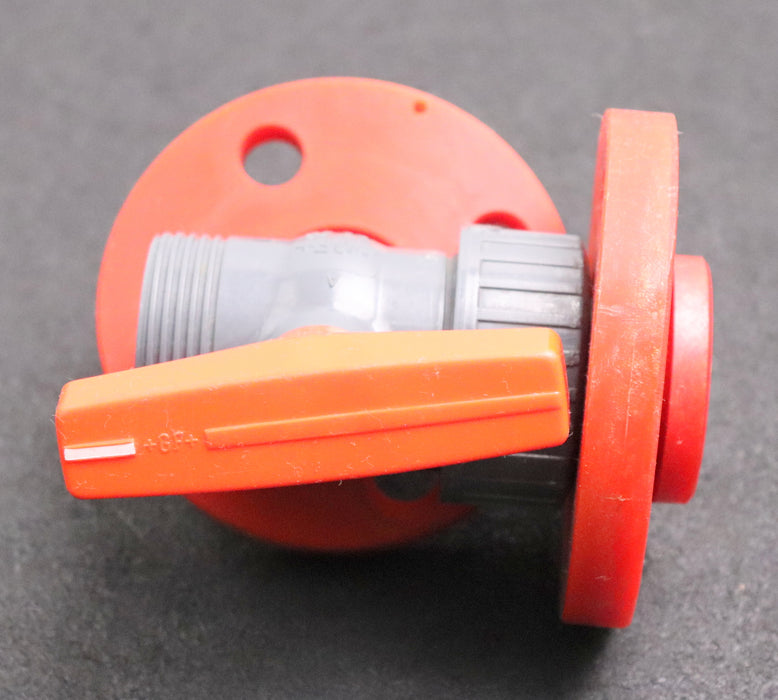 Bild des Artikels GEORG-FISCHER-Dreiwege-Kugelhahn-PVC-Typ-343-NW20-Da25-ND10-gebraucht