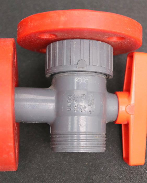 Bild des Artikels GEORG-FISCHER-Dreiwege-Kugelhahn-PVC-Typ-343-NW20-Da25-ND10-gebraucht