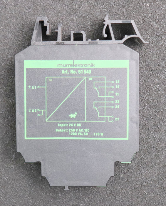 Bild des Artikels MURRELEKTRONIK-4x-Ausgangsrelais-Art.Nr.-51540-Input:-24VDC-Output:-250VAC/DC
