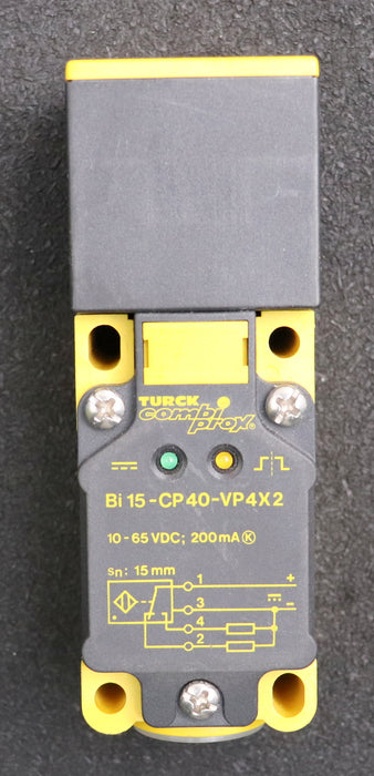 Bild des Artikels TURCK-Näherungsschalter-Typ-Bi-15-CP40-VP4X2-10-65VDC-200mA-SN:-15mm-unbenutzt