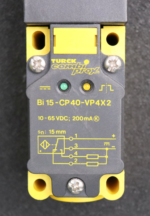 Bild des Artikels TURCK-Näherungsschalter-Typ-Bi-15-CP40-VP4X2-10-65VDC-200mA-SN:-15mm-unbenutzt
