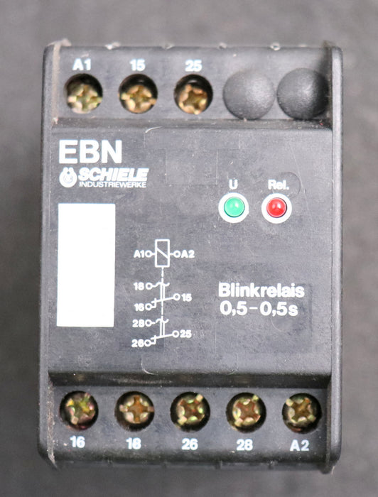 Bild des Artikels EBN-Blinkrelais-2-Wechsler-Art.Nr.-2.409.801.30-220-240VAC-unbenutzt