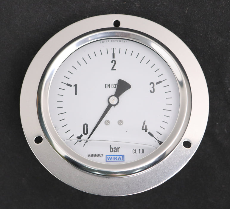 Bild des Artikels WIKA-Glycerin-Einbaumanometer-0-4bar-G1/2B-Art.No.-MSE-4100-GLY-CR-Ø-100mm