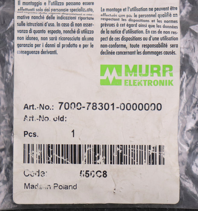 Bild des Artikels MURRELEKTRONIK-7/8''-St.-ger.-Bus-Abschlusswiderstand-Art.Nr.-7000-78301-0000000