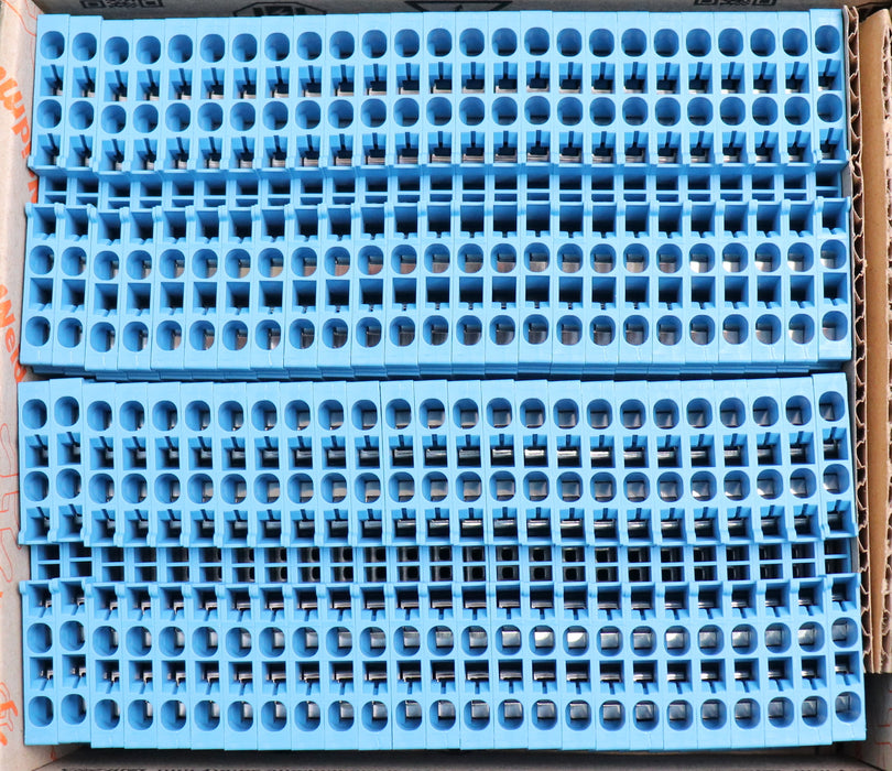 Bild des Artikels WEIDMUELLER-50x-Durchgangs-Reihenklemmen-blau-Typ-ZDU-2.5/4AN-BL