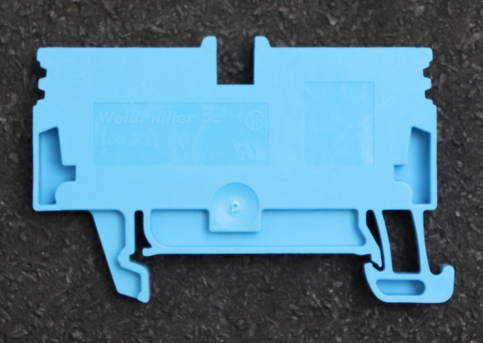 Bild des Artikels WEIDMUELLER-50x-Durchgangs-Reihenklemmen-blau-Typ-ZDU-2.5/4AN-BL