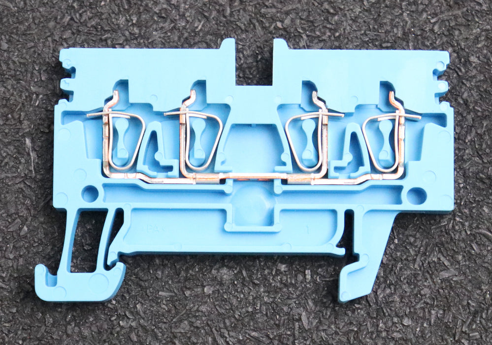 Bild des Artikels WEIDMUELLER-50x-Durchgangs-Reihenklemmen-blau-Typ-ZDU-2.5/4AN-BL